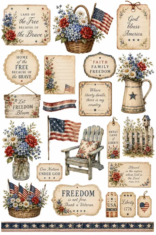 Vintage Americana Florals