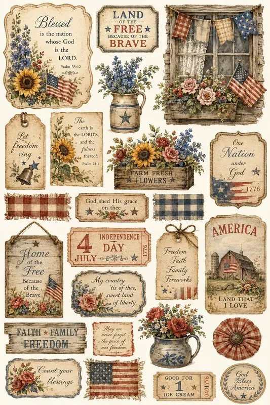 Vintage Americana Florals
