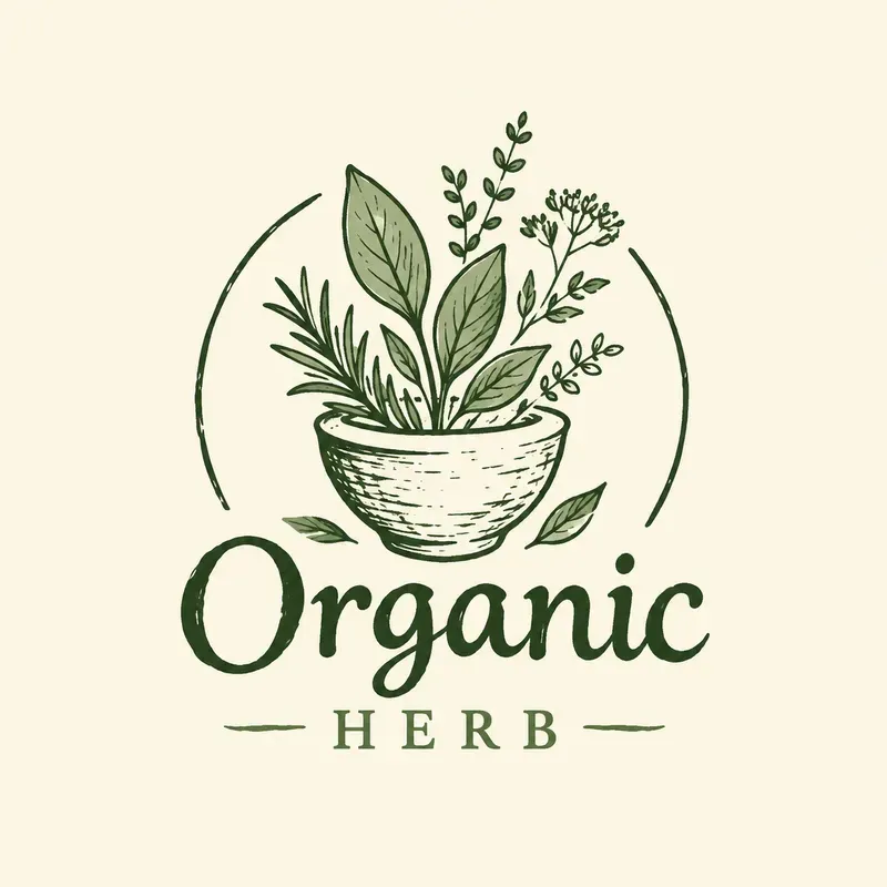 Organic Handdrawn Botanical Logo Designs