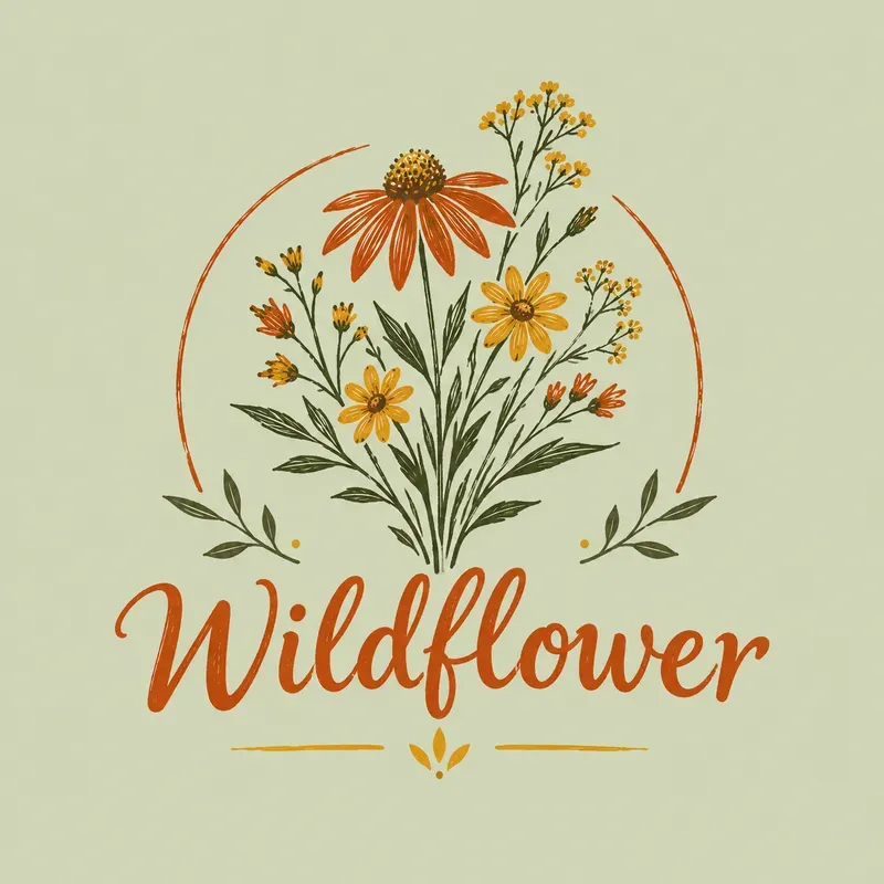 Organic Handdrawn Botanical Logo Designs