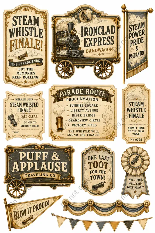 Circus Parade Day Ephemera