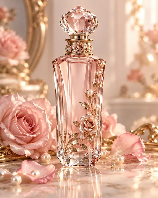 Perfume Bottle Portrait Plates