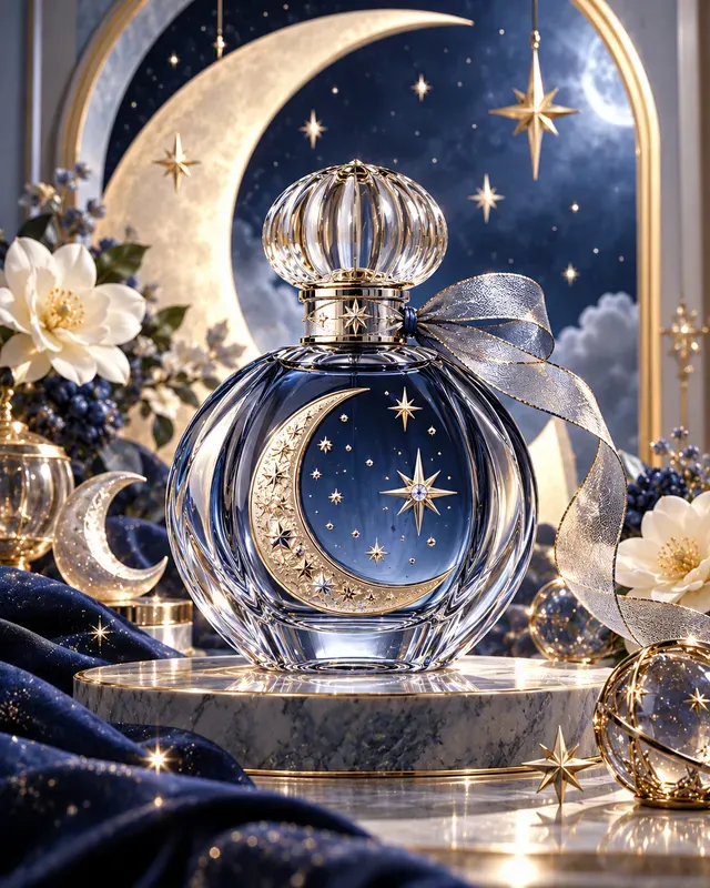 Perfume Bottle Portrait Plates