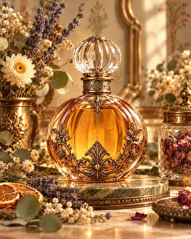 Perfume Bottle Portrait Plates