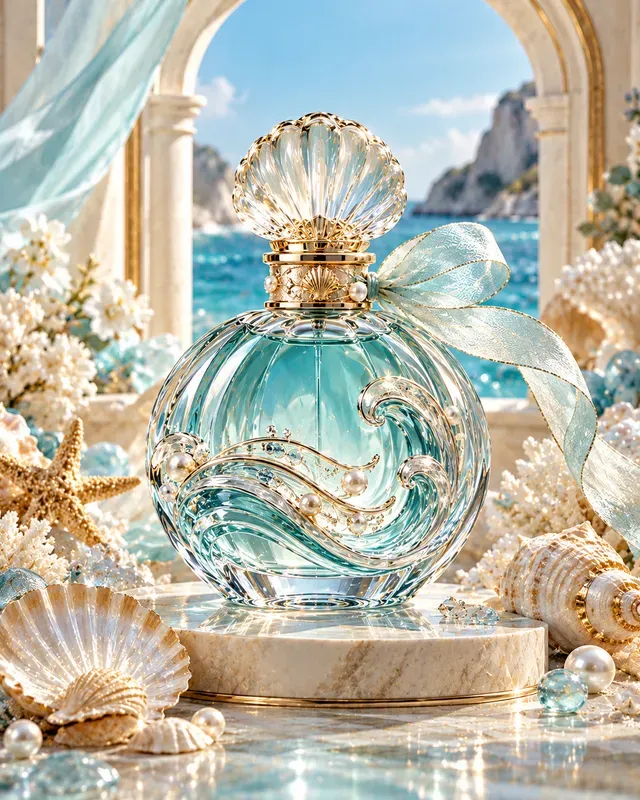 Perfume Bottle Portrait Plates