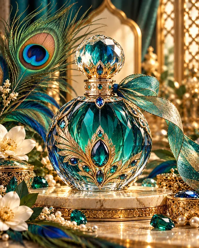 Perfume Bottle Portrait Plates