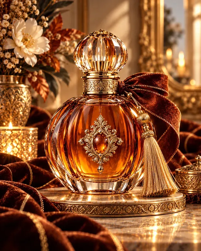 Perfume Bottle Portrait Plates