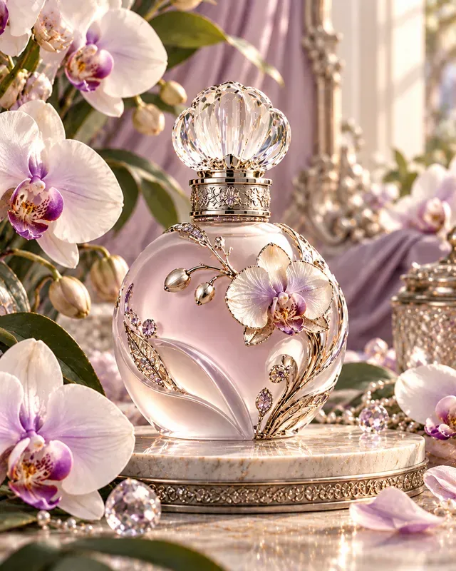 Perfume Bottle Portrait Plates
