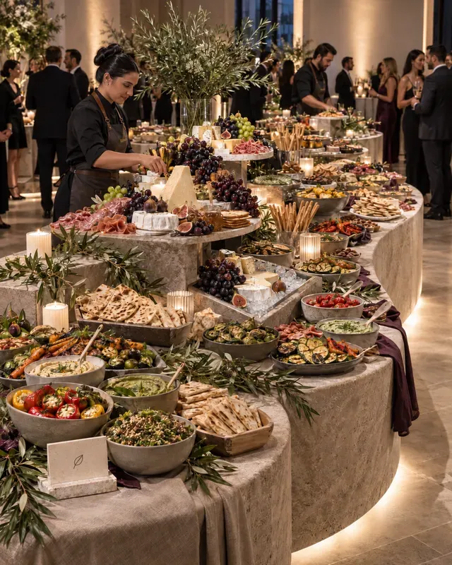 Grazing Table Catered Food Displays