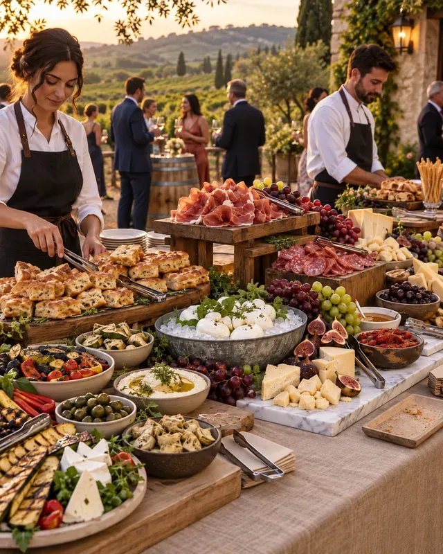 Grazing Table Catered Food Displays