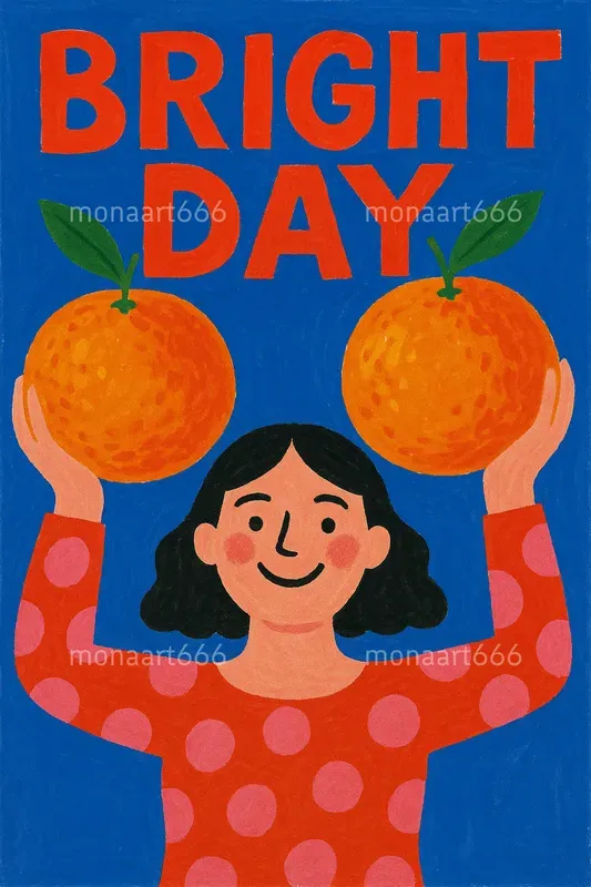 Vibrant Folk Pop Illustrations