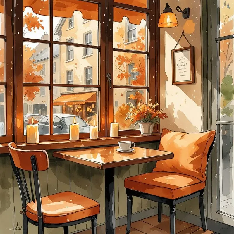 Cozy Aesthetic Scene Illustrations