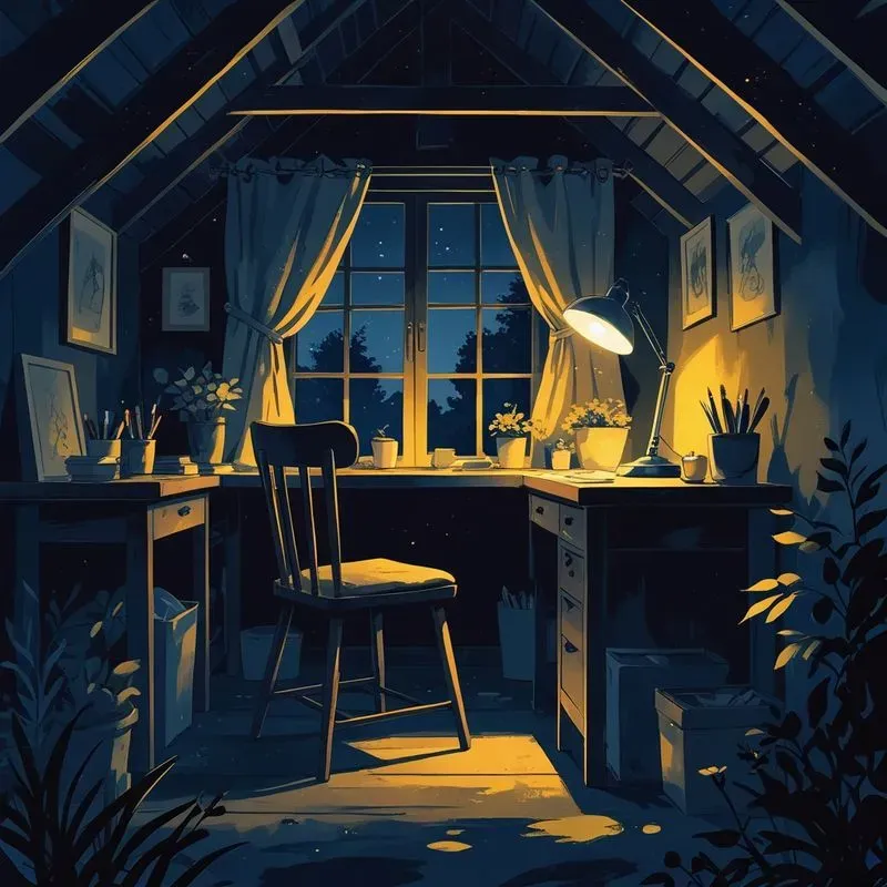 Cozy Aesthetic Scene Illustrations