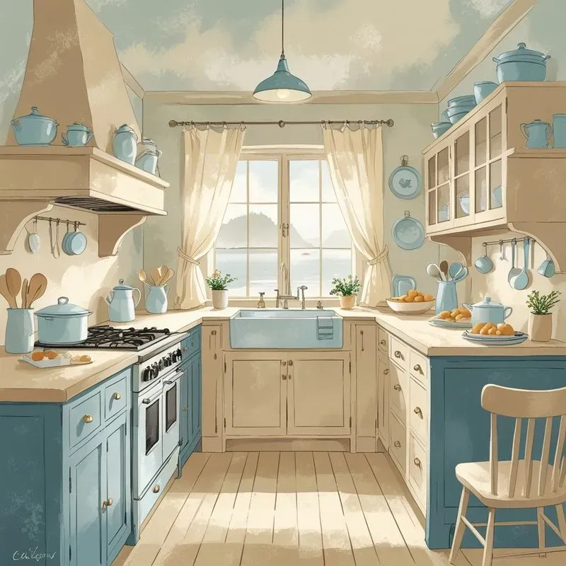 Cozy Aesthetic Scene Illustrations