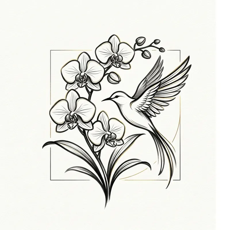 Japandi Minimalist Line Art Tattoo Logos