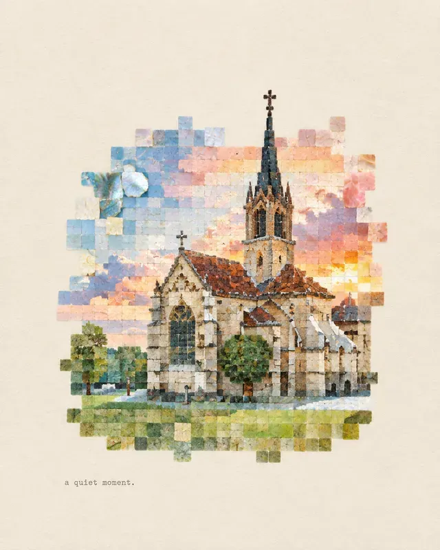 Photos To Shell Mosaic Art