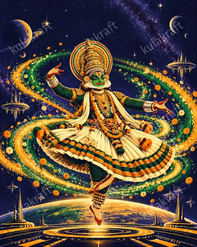 Onam In Space Poster Designs