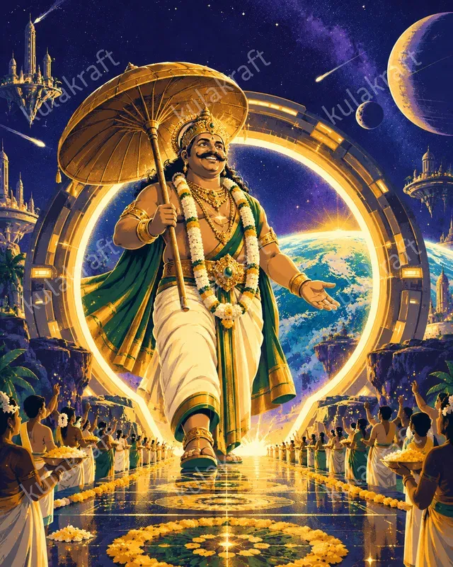 Onam In Space Poster Designs