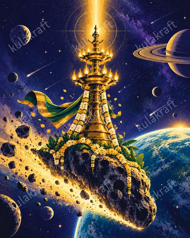 Onam In Space Poster Designs