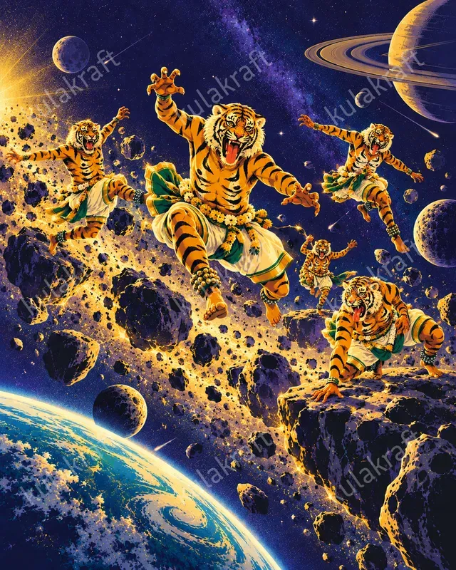 Onam In Space Poster Designs
