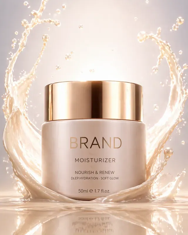 3D Cosmetic Product Showcases