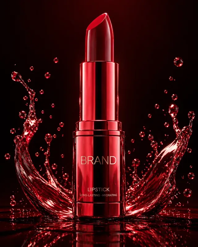 3D Cosmetic Product Showcases