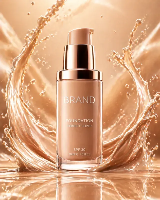 3D Cosmetic Product Showcases