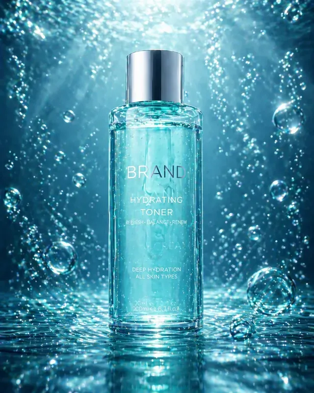 3D Cosmetic Product Showcases