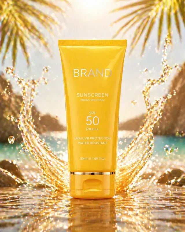 3D Cosmetic Product Showcases