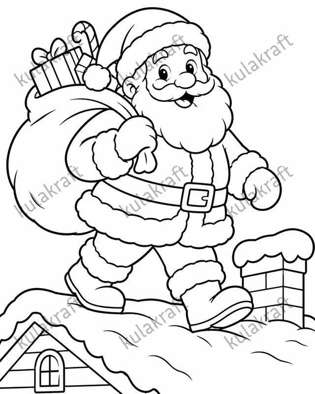Christmas Coloring Pages For Kids