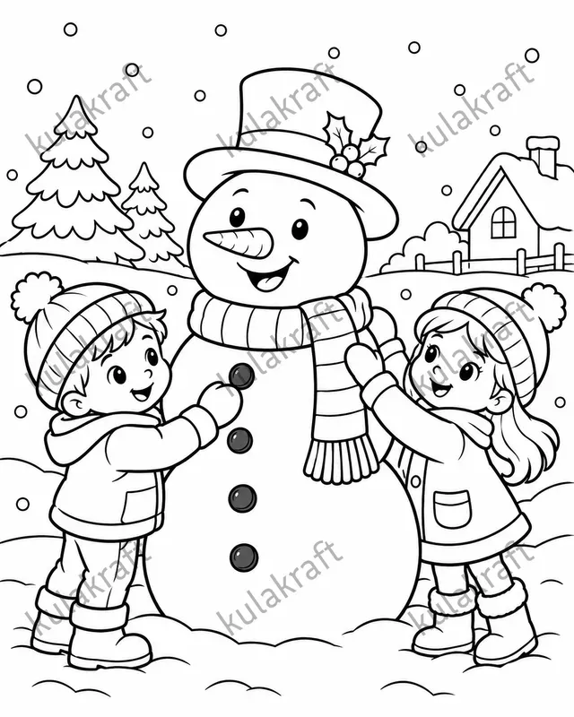 Christmas Coloring Pages For Kids
