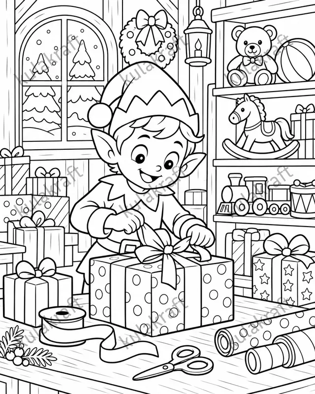 Christmas Coloring Pages For Kids