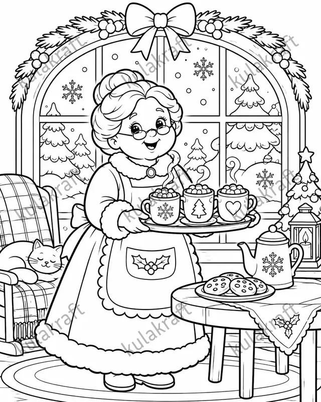 Christmas Coloring Pages For Kids