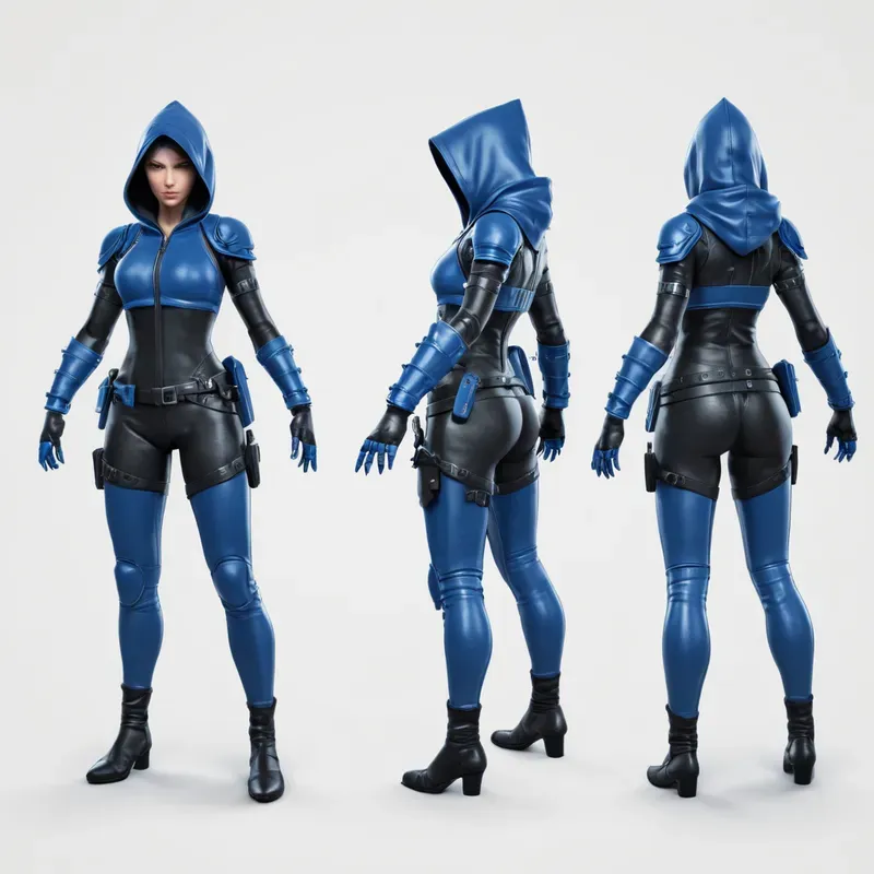 Isometric RPG 3D Game Character Sprites