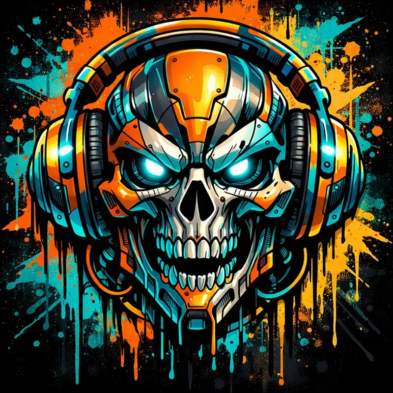Neon Urban Graffiti Fusions