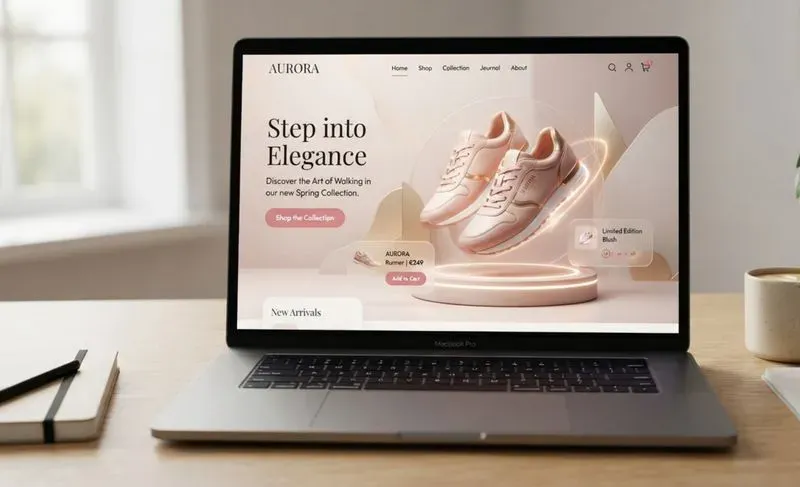 3D Website Landing Page Designs