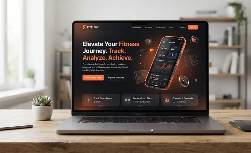 3D Website Landing Page Designs