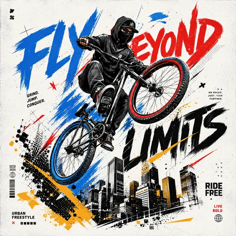Dynamic Urban Street Poster Creators