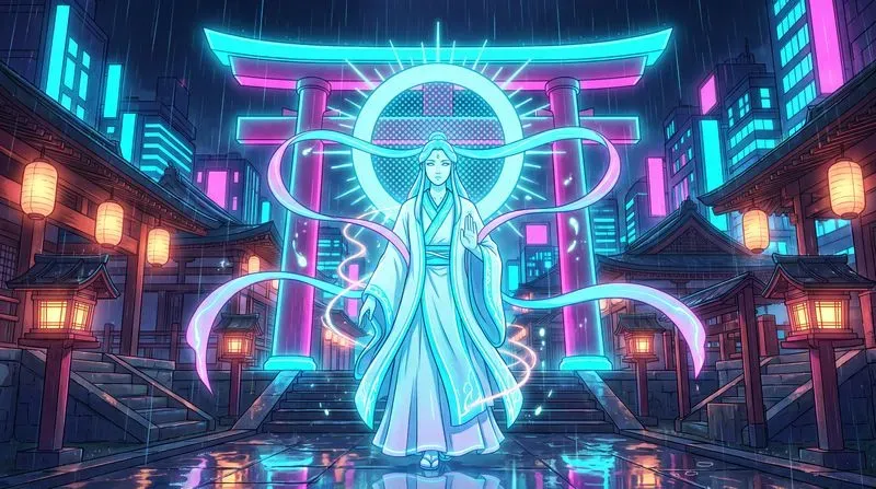 Anime Cyberpunk Bodhisattvas
