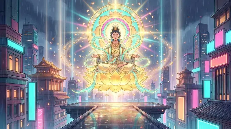 Anime Cyberpunk Bodhisattvas