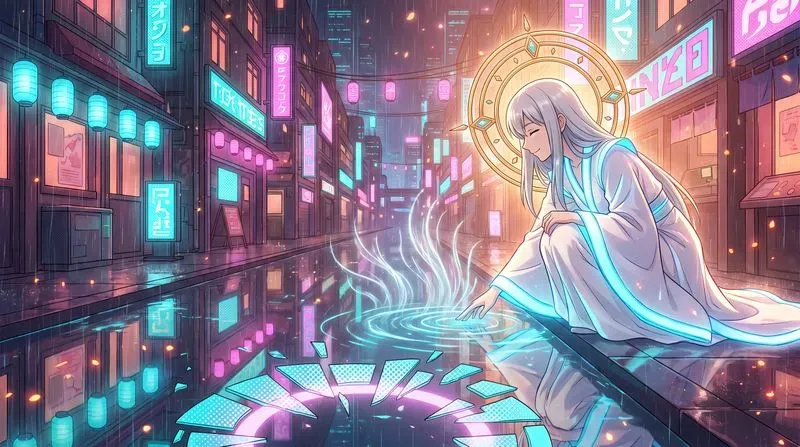 Anime Cyberpunk Bodhisattvas