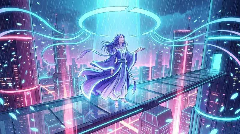 Anime Cyberpunk Bodhisattvas