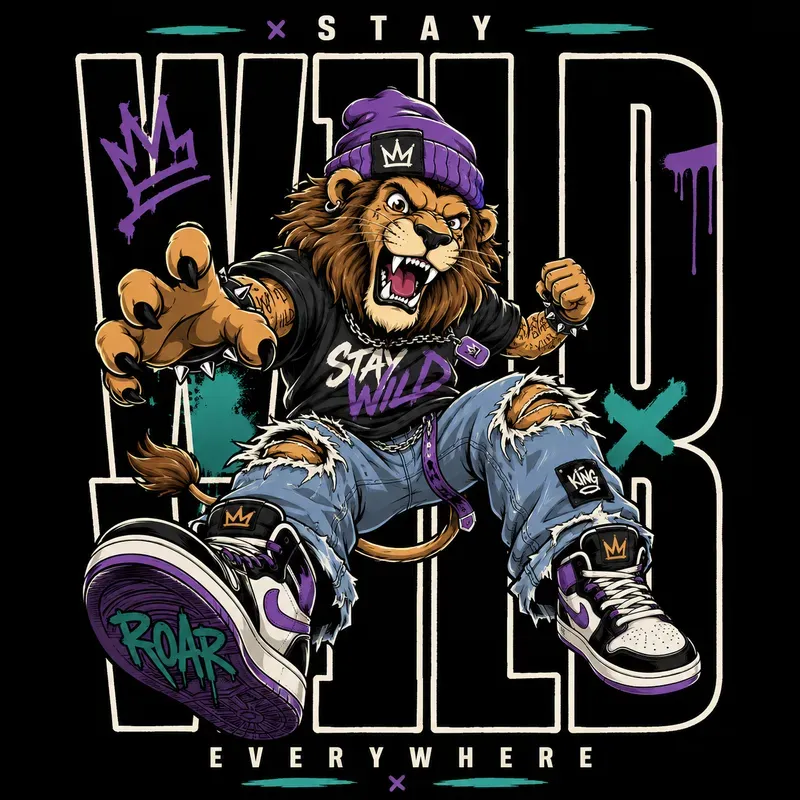 Streetwear Animal Mascots