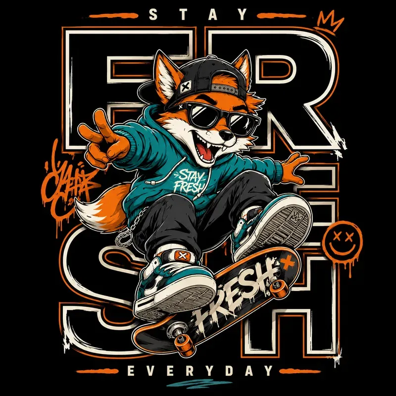 Streetwear Animal Mascots