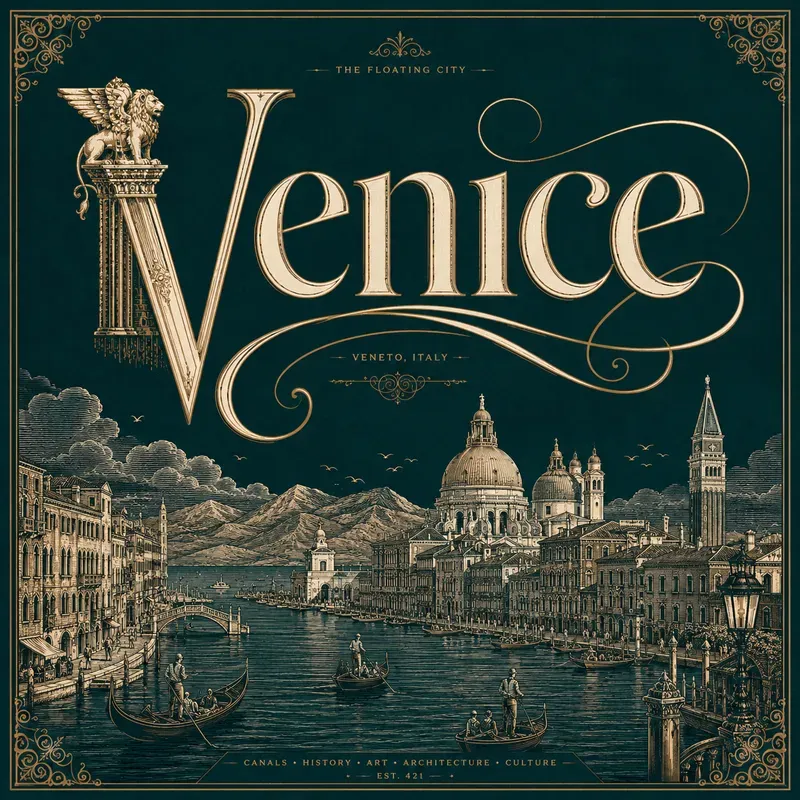Luxury City Typography Posters