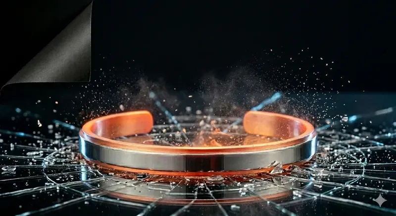 Cinematic Hot Metal Impact Aesthetics