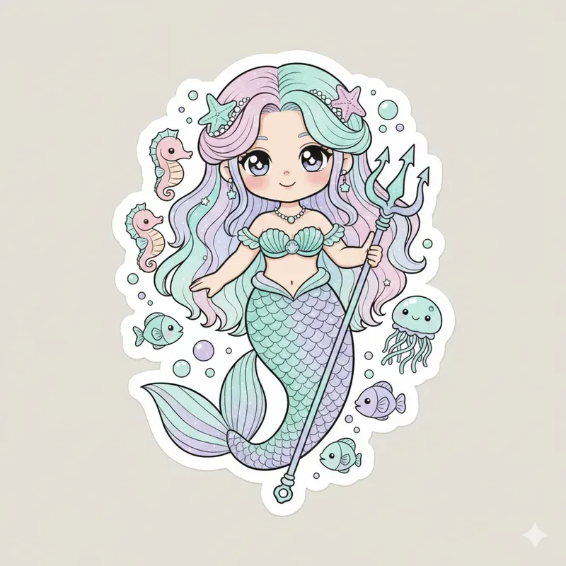 Kawaii Die Cut Stickers