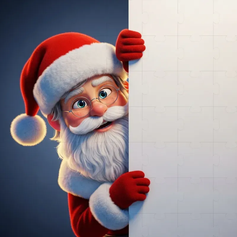 Christmas Character Peeking Mockups