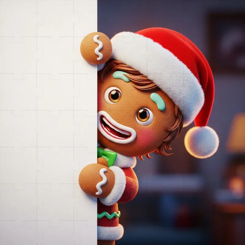Christmas Character Peeking Mockups