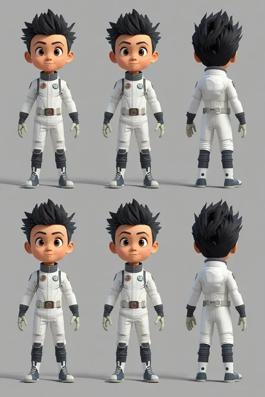 3D Consistent Character Sheet Models